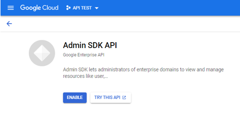 Google ADmin SDK API