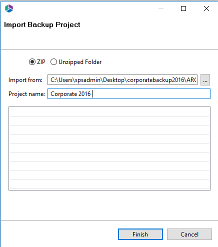 import backup from local2