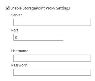 stp proxy settings