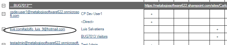 Site Permissions EXTERNAL USER