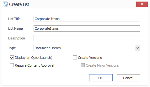 Creating a Document Library 2