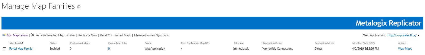 Manage map family2