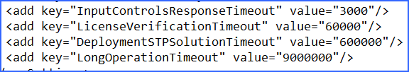 solution deployment timeout setting 4