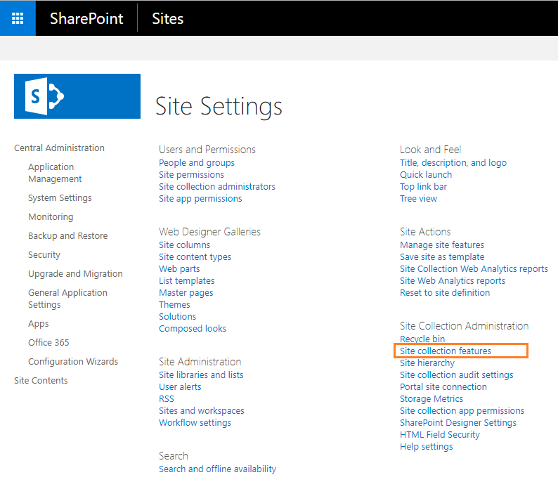 SSR_SharePoint_Site_Settings
