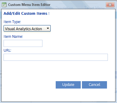 Add Edit Custom Items