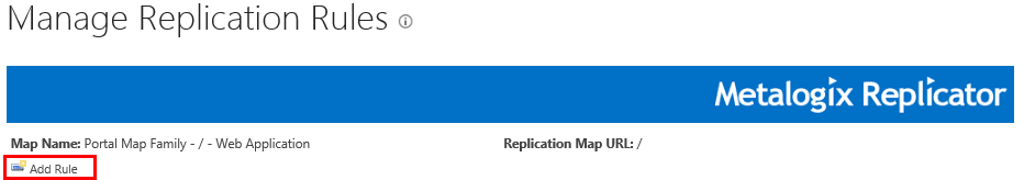 manage replication rules 2