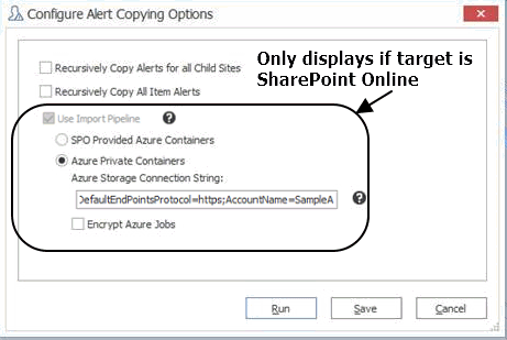 Alert Copying Dialog