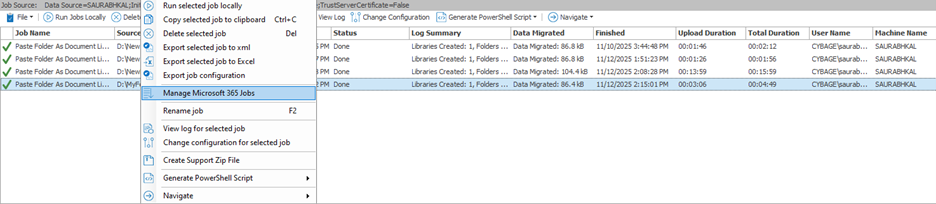 Manage MS 365 Jobs_Stopping Batches_FSE_SPE