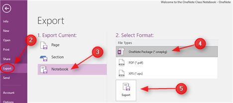 moving onenote 5