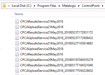 SCM Services Logs