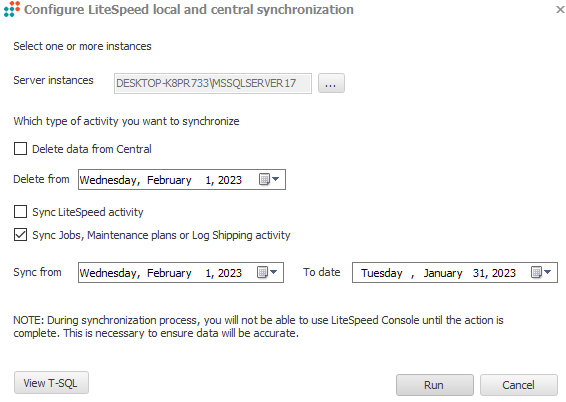 LiteSpeed for SQL Server 8.9.8 - User Guide