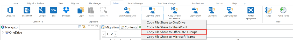 copy fileshare to office 0001