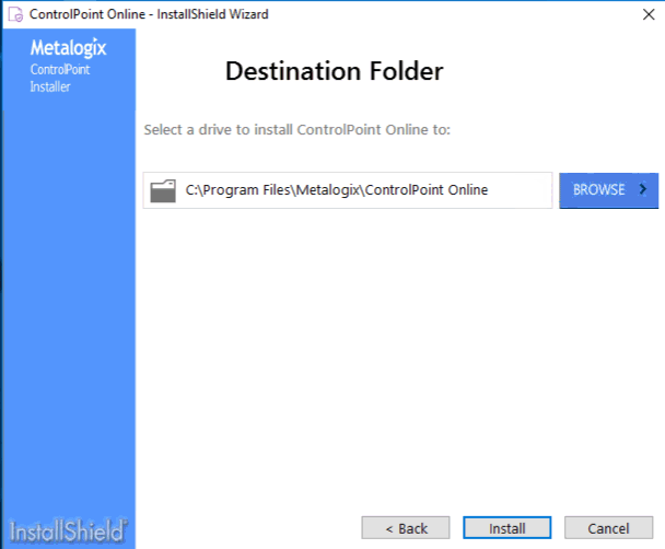Installer O365 Destination Folder