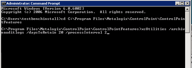Archive Audit Log from Command Prompt 2