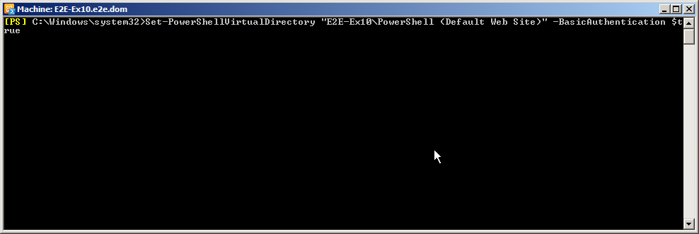 Exchange Management Shell window 3