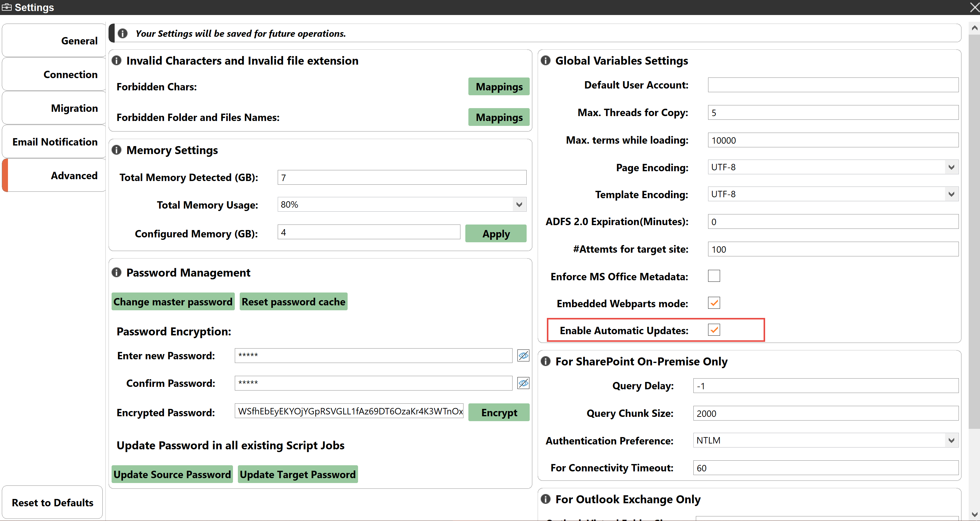 enable automatic updates 3