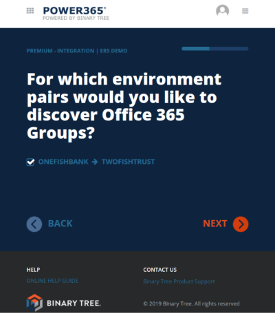 Figure 1: Enable Office 365 Group and Teams Discovery