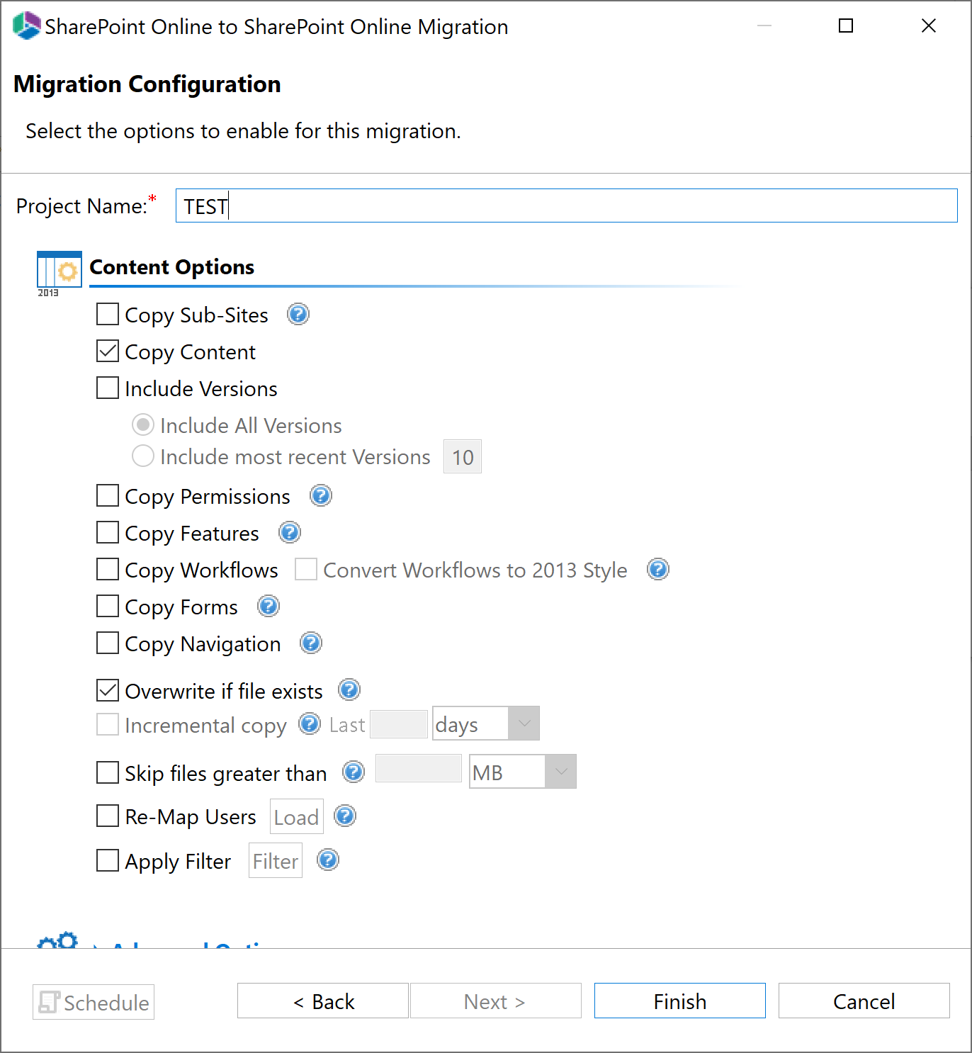 Copy site to existing site 2