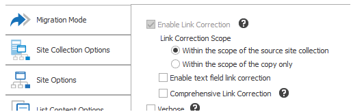 Link Correction