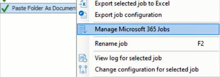 Manage Microsoft 365 Jobs_FSE