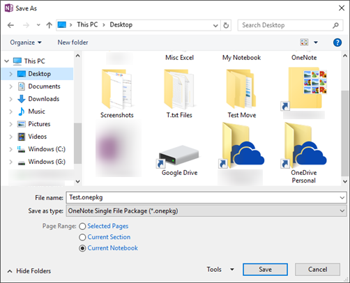 moving onenote 6