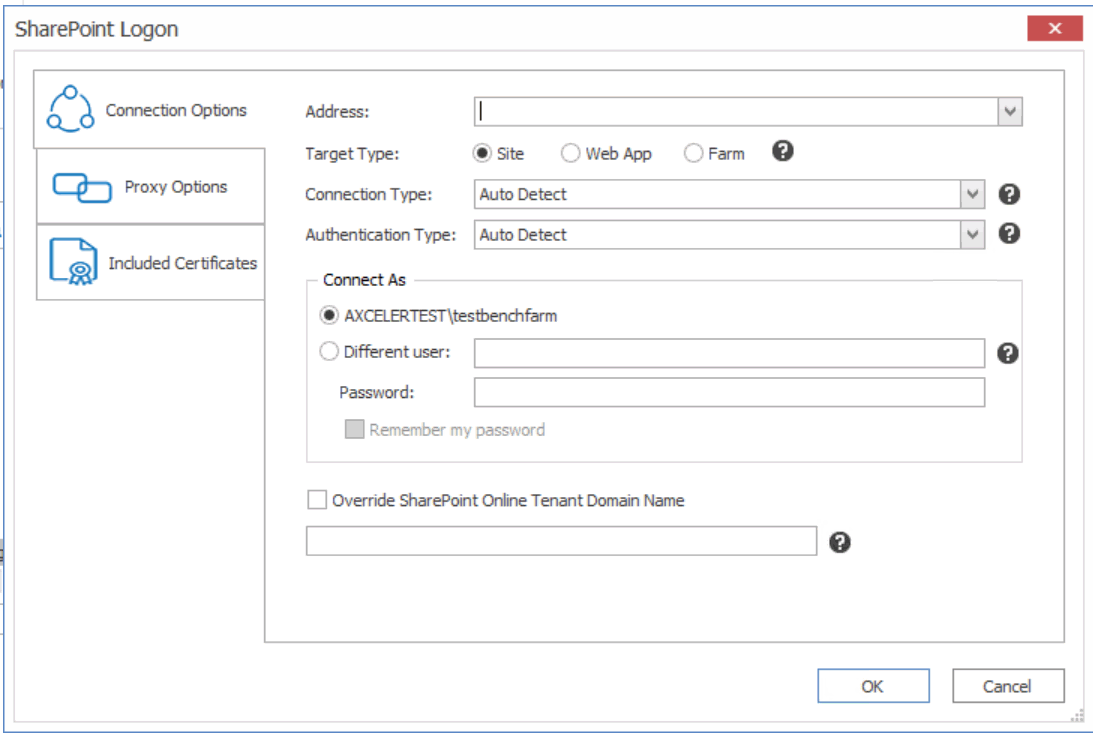 Connect to SharePoint No O365