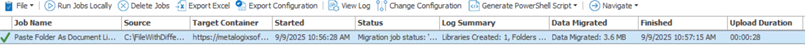 Job List Upload Duration Column_FSE