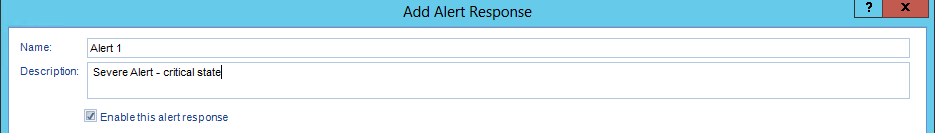 add alert response new 2