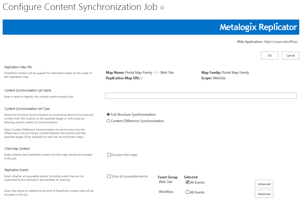 Configure Content Synchronization8