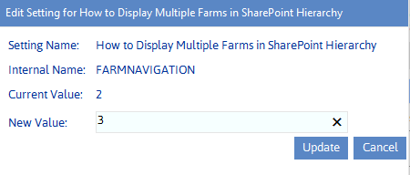 Config Setting FARMNAV