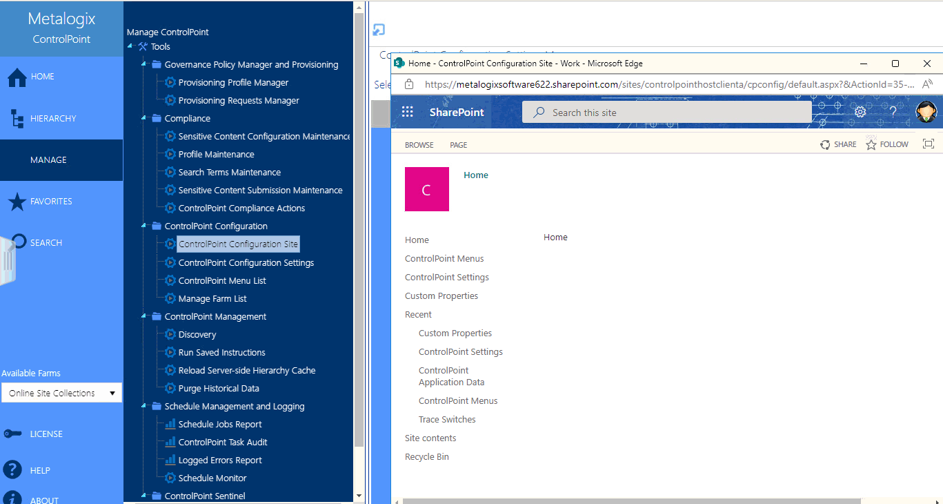 ControlPoint Configuration OPEN 2