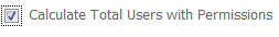 Calculate Permissions Checkbox