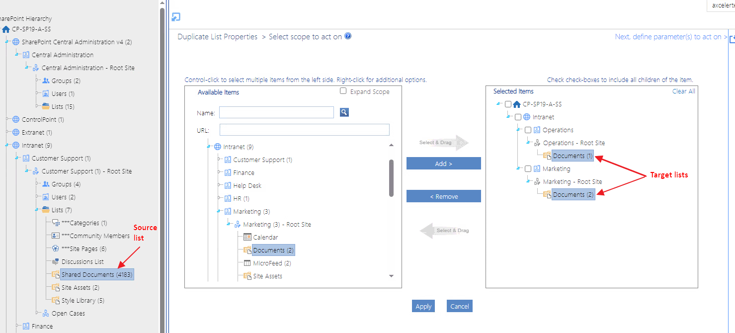 Duplicate Workflow TARGET