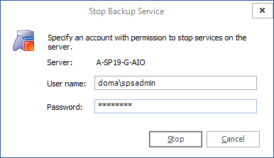 Configuration_StopBackupService_Credentials