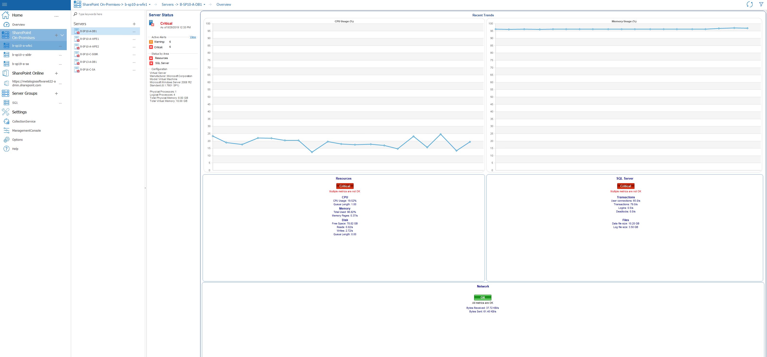 Server Overview New