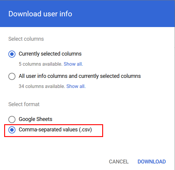 Mapping for copy from Google Drive 3