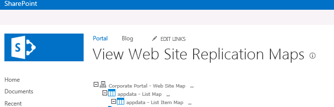 view web site replication maps 1