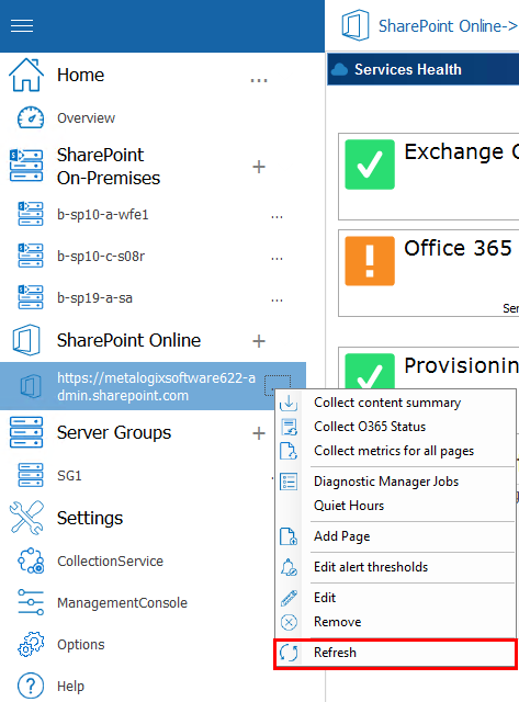 office 365 refresh services new