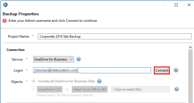 backup connecting to cloud 3